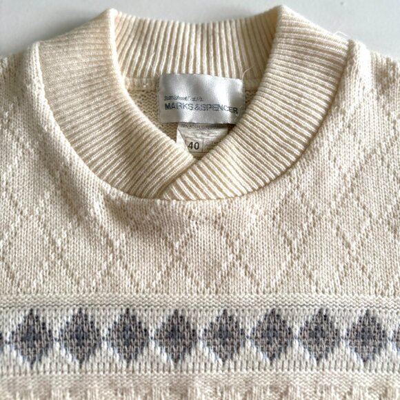 Vintage St. Micheals from Marks & Spencers, Wool Blend Sweater - Picture 2 of 4